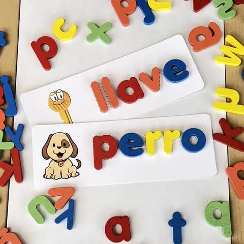 Juego De Palabras Deletreo Montessori